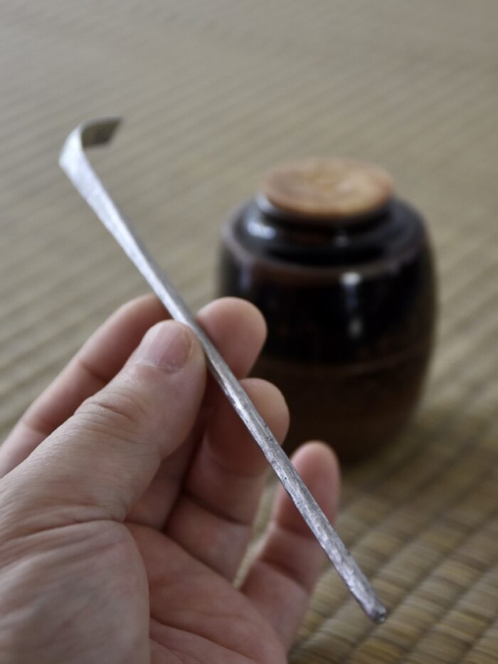 アルミの茶杓