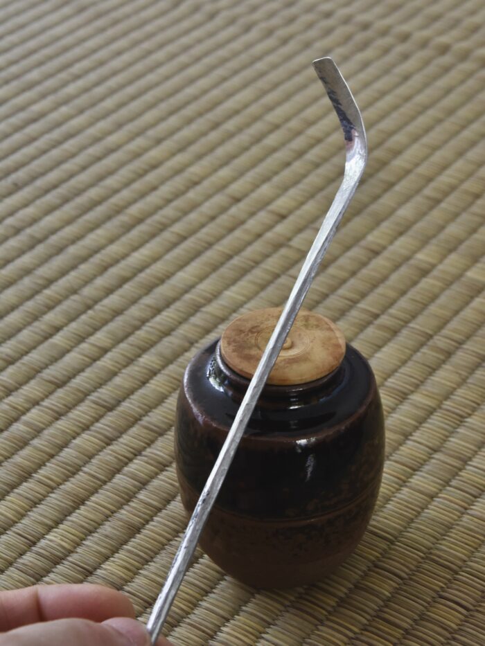 アルミの茶杓